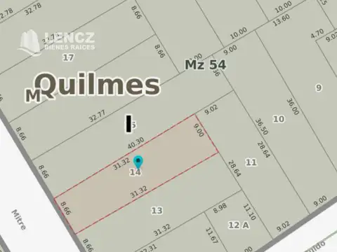 Terreno en  Mitre  y Guido (Quilmes Centro)