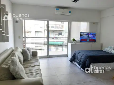 Departamento monoambiente con balcón en Boedo Alquiler temporario