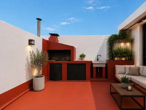 PH 5 Ambientes Renovado con Doble Terraza
