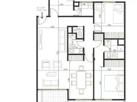 Fray Justo Santa Maria de Oro  al 2700