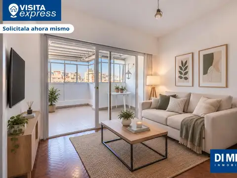 Barracas 2 Ambientes con Balcon Terraza