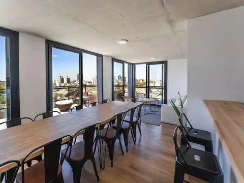 Alquiler apartamento monoambiente Pocitos balcón