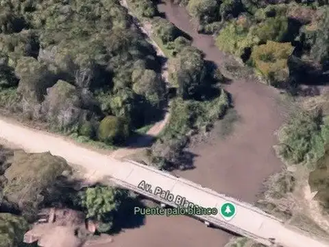 Venta Lote sobre Avenida Palo Blanco y Río Santiago