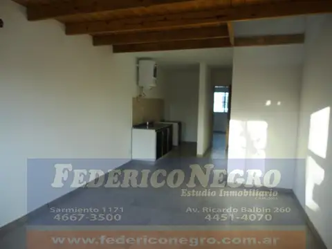Departamento 3 ambientes con 1 baño
