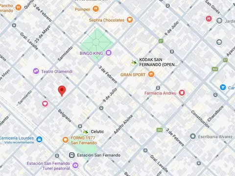 Cochera Doble estratégica ubicación en San Fernando