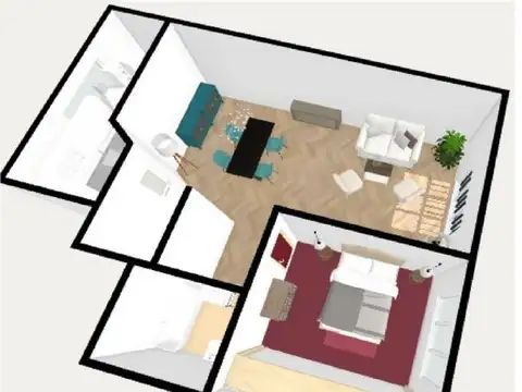 Departamento en Venta de 1 dormitorio