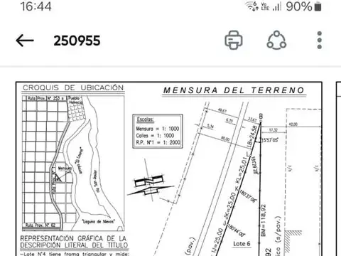 Venta terreno Cayasta - Campo del Medio