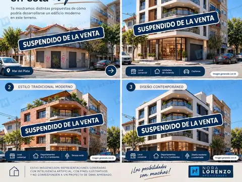 VENTA EN BLOCK CHALET MÁS LOCAL 