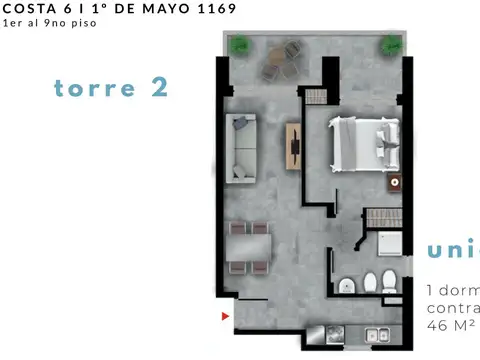 1 de Mayo 1169 1º 07 | 1 de Mayo 1100