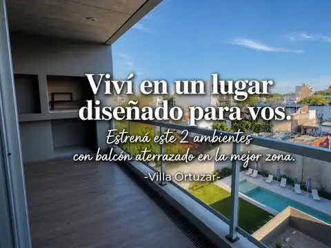 DEPARTAMENTO 2 AMBIENTE VENTA VILLA ORTUZAR BALCON
