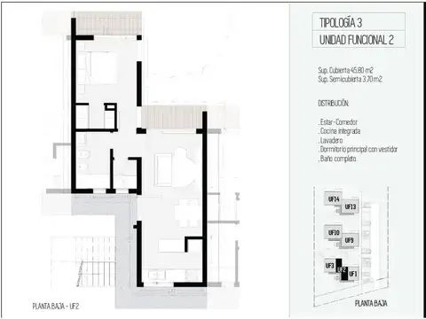 Departamento en Venta en San Carlos De Bariloche, USD 79.000