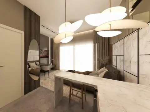 Departamento Monoambiente con 1 baño