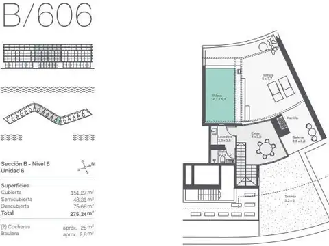 Departamento en Venta de 2 dormitorios