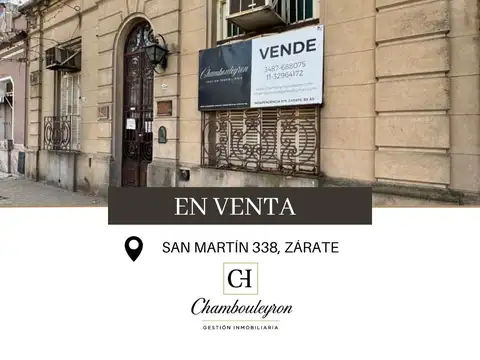 VENTA CASA EN SAN MARTIN 338, ZÁRATE