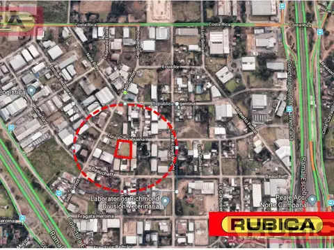 Terreno en Venta de 1557,0 m2