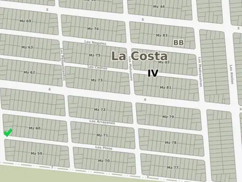 Terreno en Venta 28  mts Fondo