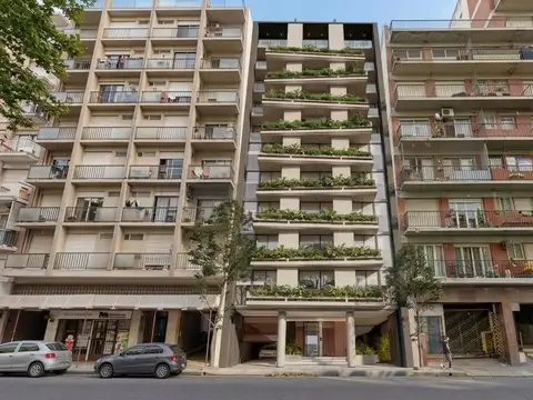 VENTA MONOAMBIENTE GÜEMES BALCON FRENTE EN POZO