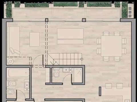 Departamento 2 / 3 ambientes en venta en Florida