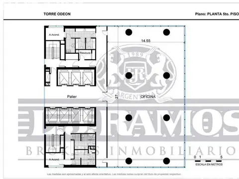 Oficina Monoambiente con 2 baños
