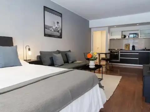 Excelente monoambiente amoblado y equipado