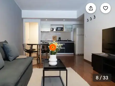 Excelente monoambiente amoblado y equipado