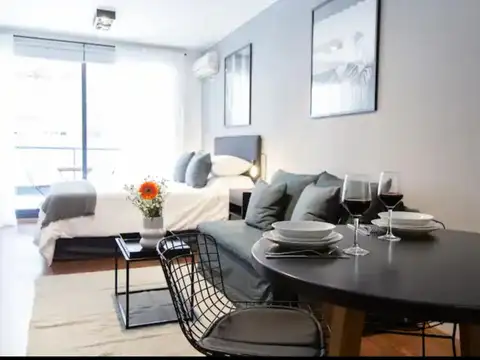 Excelente monoambiente amoblado y equipado