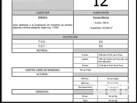 Terreno en Venta en Zarate, USD 1.080.000