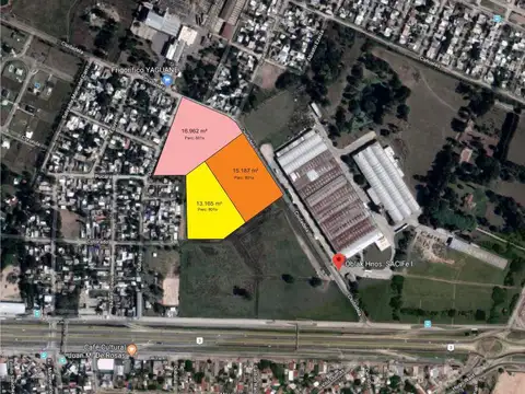 Terreno en Venta 136  mts Frente