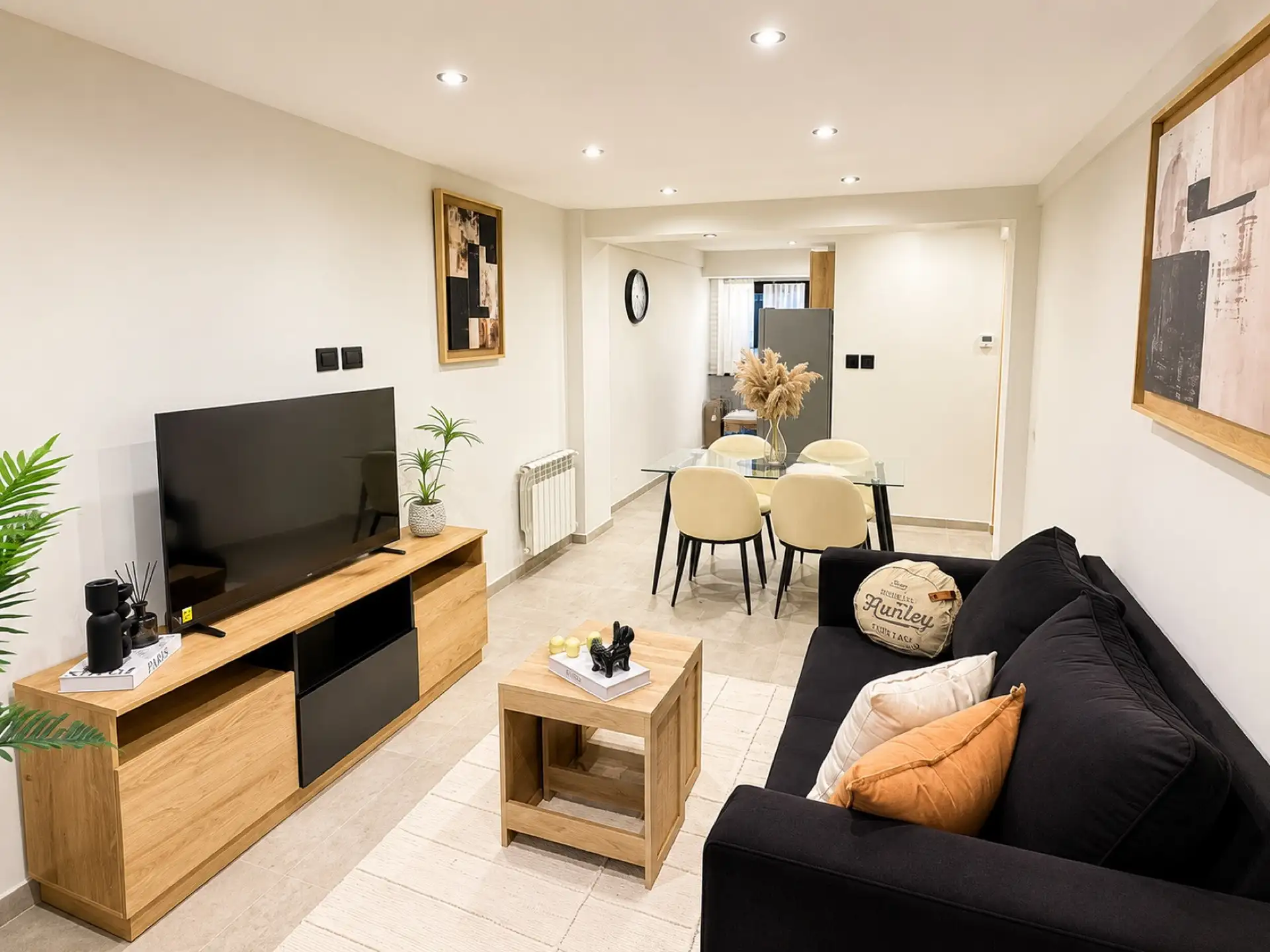 Departamento 3 amb, 57m² con balcón — Centro