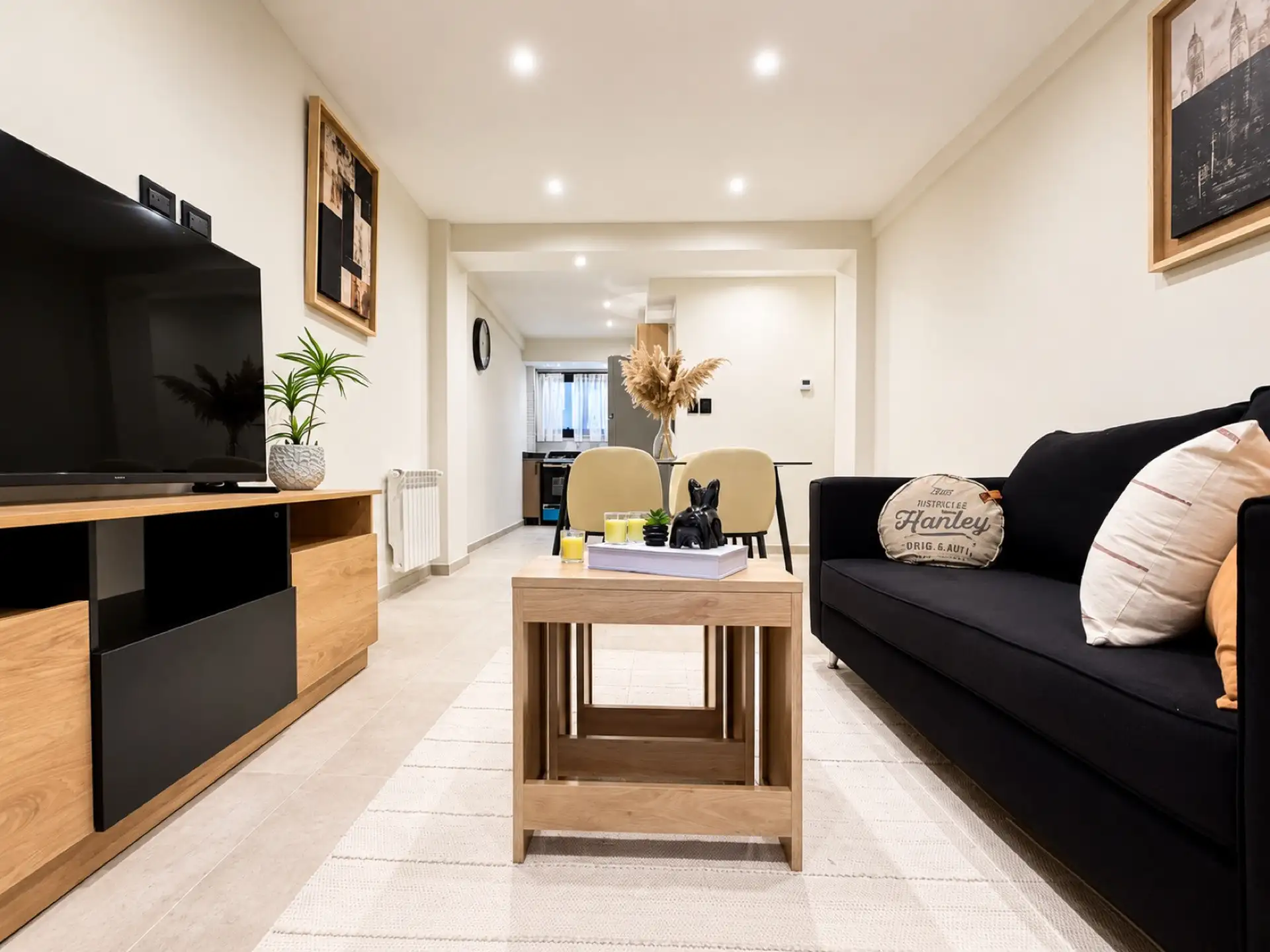 Departamento 3 amb, 57m² con balcón — Centro