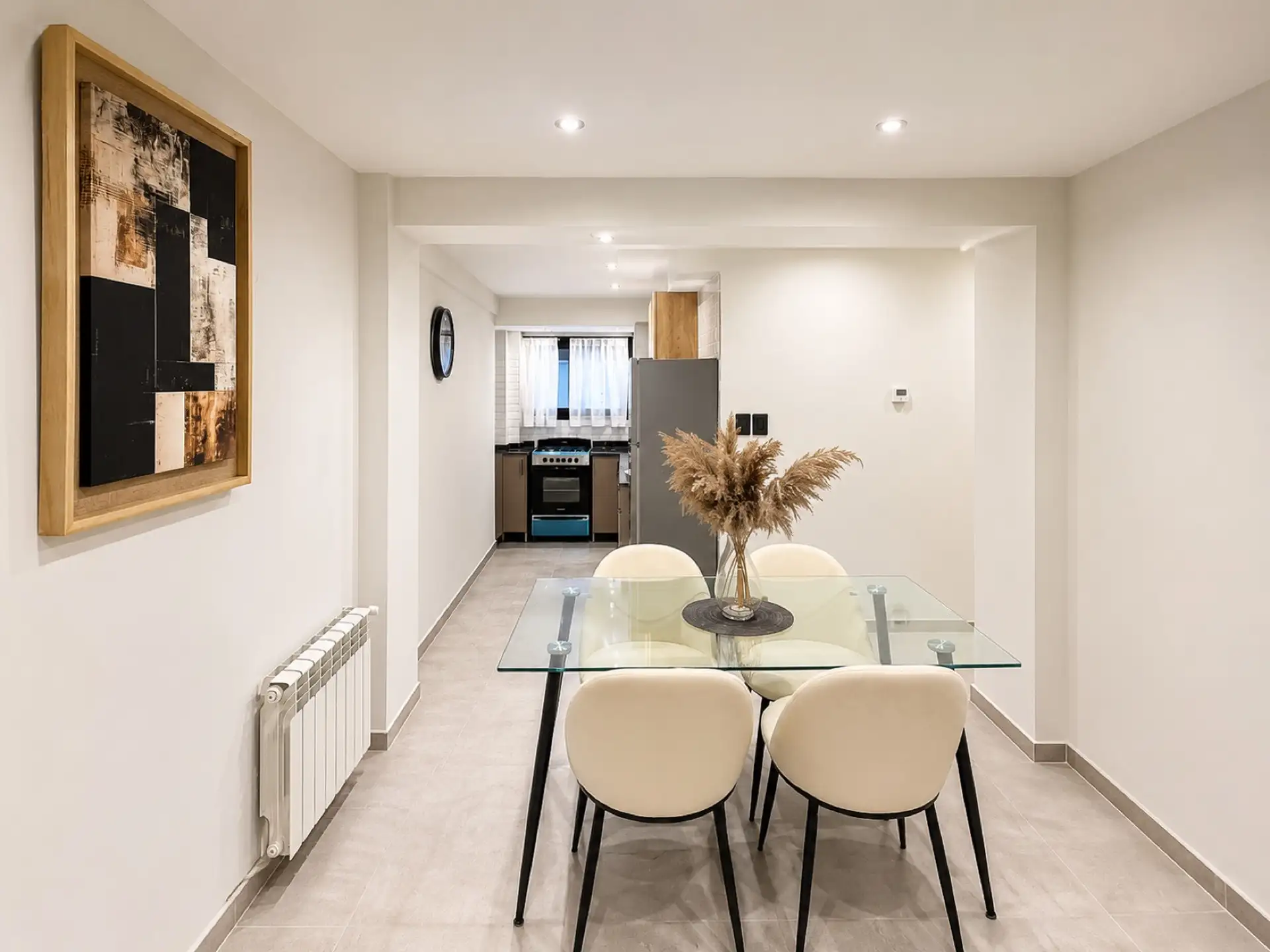 Departamento 3 amb, 57m² con balcón — Centro