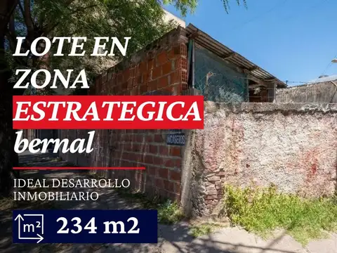 Lote en Venta ideal desarrollo residencial, Bernal