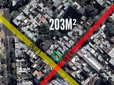 Terreno en venta - 203mts2 - La Plata
