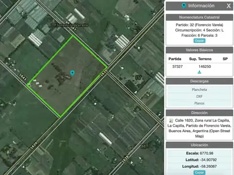 Terreno en Venta de 140000,0 m2