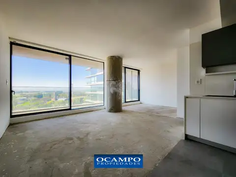 Departamento 2 ambientes con 2 baños