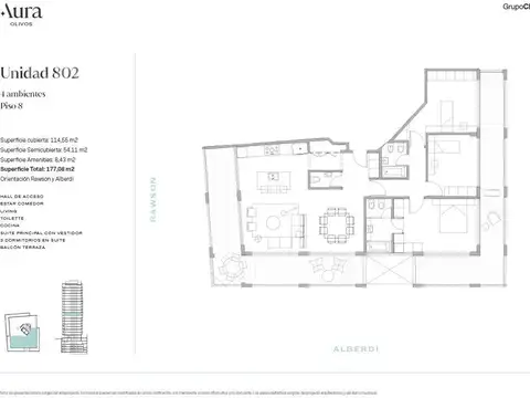 Rawson 2700  esq Alberdi