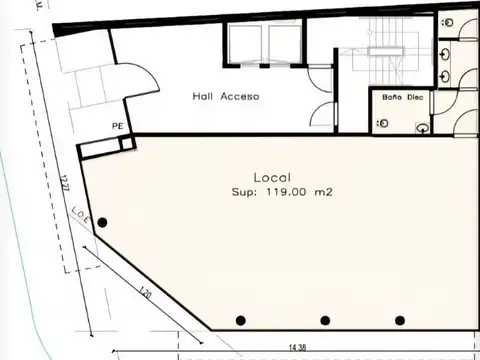 Local en Alquiler en Plaza San Martín, $ 4.680.000