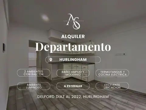 Alquiler departamento dos ambientes a metros de estacion Ej andes (lemos)