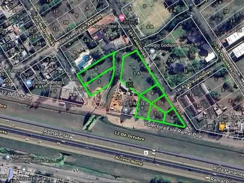 FRACCIÓN DE 7.200M² SOBRE COLECTORA PANAMERICANA, PILAR