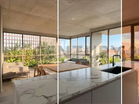VENTA 3 AMBIENTES CON BALCON ATERRAZADO EN ESQUINA