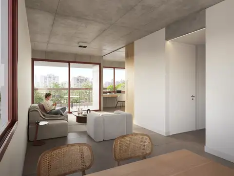 Departamento 4 ambientes con 2 baños