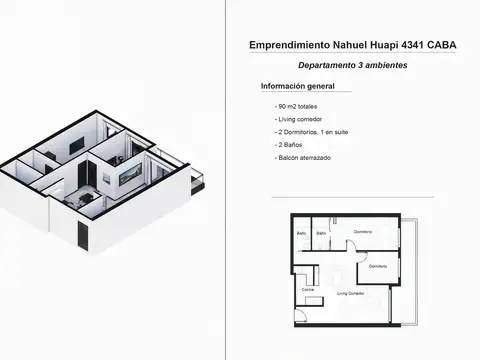 Departamento en Venta de 3 ambientes