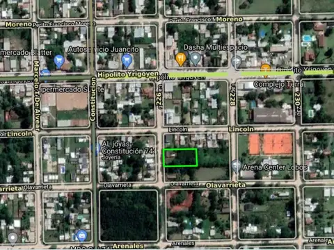 Terreno en Venta en Lobos, USD 49.000