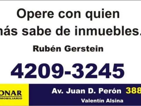 Terreno en Venta en Valentin Alsina, USD 480.000