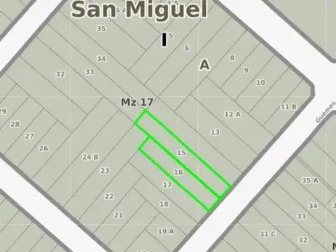 Terreno en Venta en San Miguel, USD 800.000