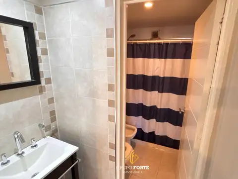 Departamento 2 ambientes con 1 baño