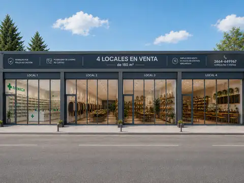 Locales Comerciales En Alquiler 180m2 - San Luis - Equipados, Ubicación Estratégica, Seguridad Con Ia 24/7 - Financiación Disponible - Respaldo Coradir