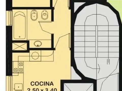Departamento en Alquiler de 1 dormitorio