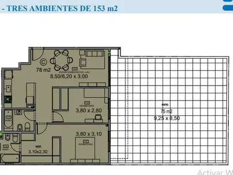 Departamento en Venta de 2 dormitorios
