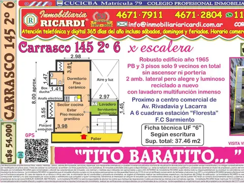 TITO BARATITO 2 amb segundo por escalera